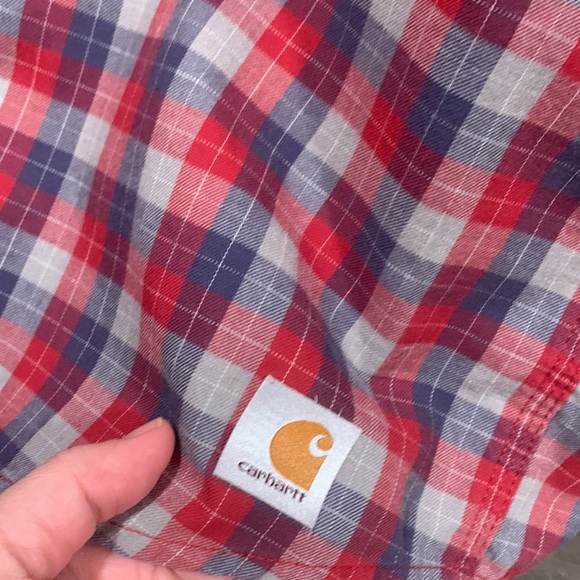 Carhartt force relaxed fit button down shoe size medium - Picture 3 of 10